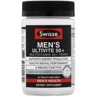 Swisse, Мультивитаминная добавка для мужчин старше 50 лет Ultivite, 60 таблеток