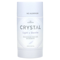 CRYSTAL, Обогащенный магнием дезодорант, легкий и мягкий, 70 г (2,5 унции)
