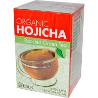 Eden Foods, Органический ходзитя, жареный зеленый чай, 16 чайных пакетиков,24 г