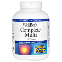 Natural Factors, WellBetX Complete Multi, 120 таблеток
