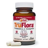 Master Supplements, TruFlora, пробиотики и ферменты, 32 вегетарианских капсулы