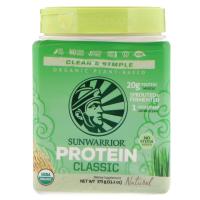 Sunwarrior, Classic Protein, Organic Plant-Based, Natural, 13.2 oz (375 g)