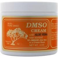 DMSO, Крем Диметилсульфоксид с алоэ Вера - 70%/30% с ароматом розы 4 унции