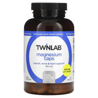 TwinLab, Магний (420 мг) 200 капсул