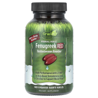 Irwin Naturals, Пажитник RED с бустером оксида азота, 60 желатиновых капсул