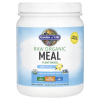 Garden of Life, RAW Meal, натуральный заменитель пищи или закуски, ванильный, 1.23 фунтов (558 г)