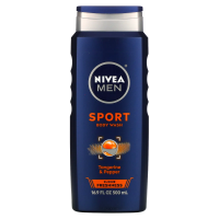 Nivea, Men, Refreshing 3-in-1 Body Wash, Shampoo, Sport, 16.9 fl oz (500 ml)