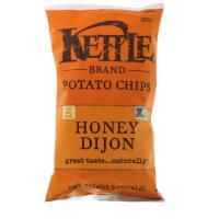 Kettle Foods, Картофельные чипсы, мед и дижонская горчица, 5 унц. (141 г)