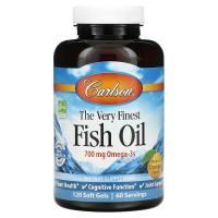Carlson Labs, Лучший рыбий жир, со вкусом натурального апельсина, 120 мягких таблетки