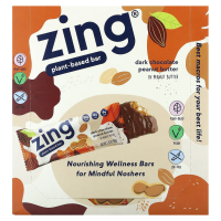 Zing Bars, Vitality Bar, Dark Chocolate Peanut Butter, 12 Bars, 1.76 oz (50 g) Each