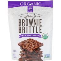Sheila G's, Печенье органическое Brownie Brittle, крендель и темный шоколад, 5 унций (142 г)