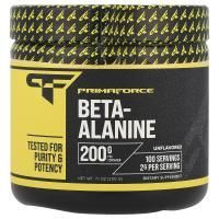 Primaforce, Бета-аланин, Без ароматизаторов, 200 г
