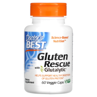 Doctor's Best, Gluten Rescue with Glutalytic, 60 Veggie Caps