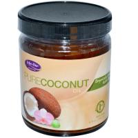 Life-flo, Organic, чистое кокосовое масло, уход за кожей, 9 жидких унций (266 мл)