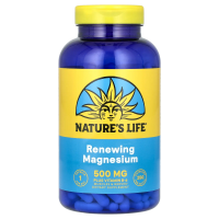 Nature's Life, магний, 500 мг, 250 вегетарианских капсул