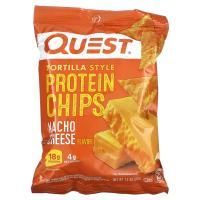 Quest Nutrition, Протеиновые чипсы по типу тортилья, сыр начо, 8 пакетиков по 32 г (1,1 унции)