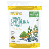 California Gold Nutrition, Суперфуд, Порошок органической спирулины, 8,5 унц. (240 г)