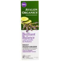 Avalon Organics, Увлажняющий крем для ежедневного использования, сияние лаванды, 2 унции (57 г)