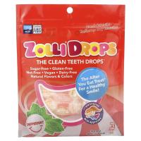 Zollipops , Леденцы Zolli, леденцы для чистки зубов, перечная мята, более 15 леденцов Zolli, 1,6 унции