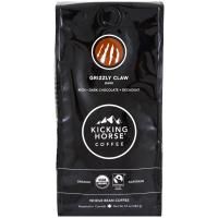 Kicking Horse, Коготь гризли, темный, цельные зерна кофе, 284 г (10 унций)