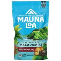 Mauna Loa, Dry Roasted Macadamias, барбекю с копченым киаве, 226 г (8 унций)