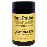 Sun Potion, Порошок Коры Eucommia, Обработка в сыром виде, 3,5 унции (100 г)