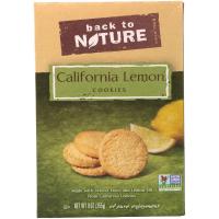 Back to Nature, Калифорнийское лимонное печенье, 9 унций (255 гр)