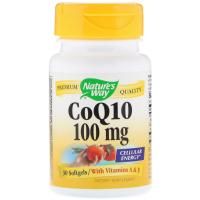 Nature's Way, Коэнзим Q10, 100 мг, 30 гелевых капсул