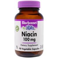 Bluebonnet Nutrition, Niacin, 100 mg, 90 Vcaps