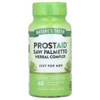 Nature's Truth, ProstAid ™ травяной комплекс с сереной, 60 капсул с быстрым высвобождением