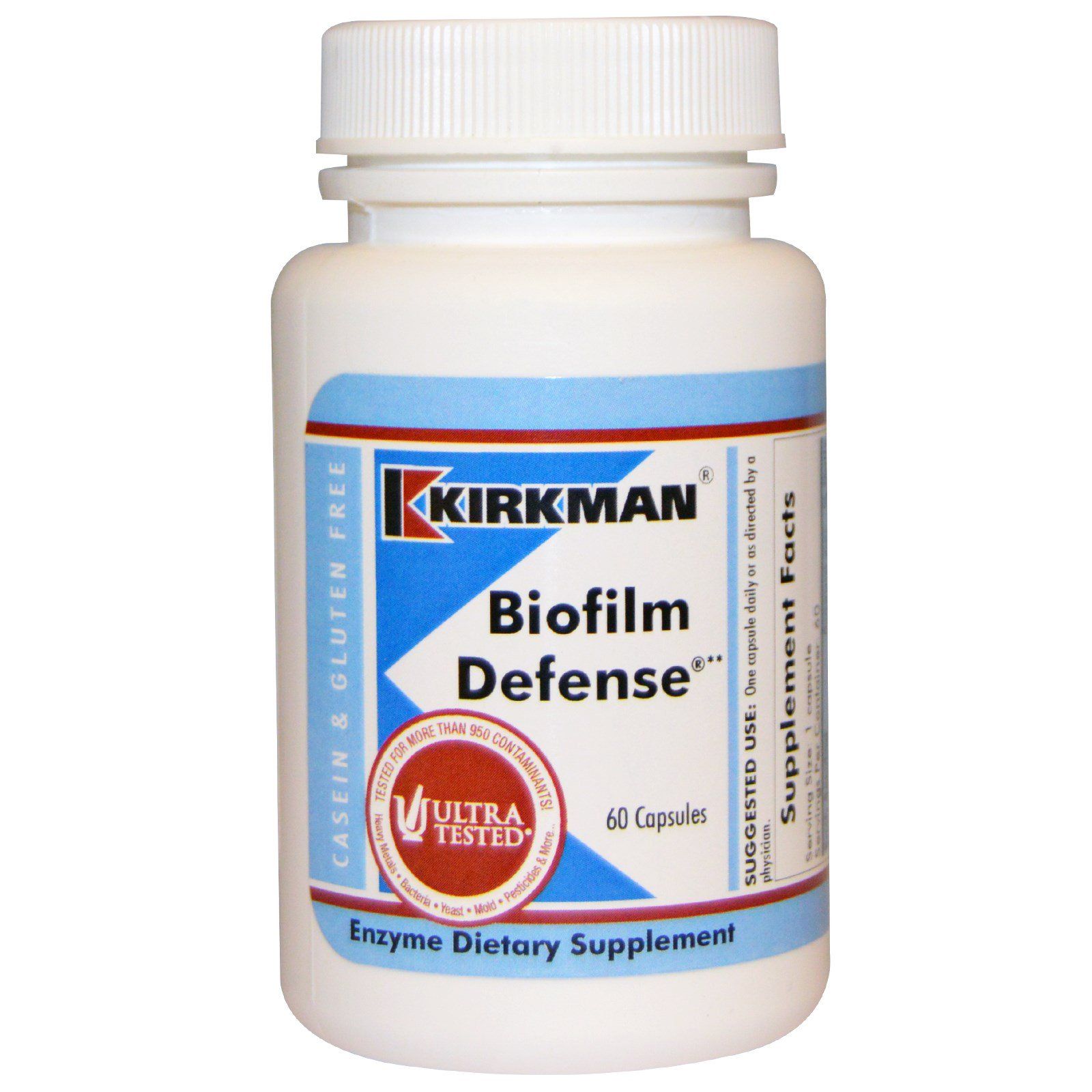 Тест на ферменты. Kirkman Labs, biofilm Defense. Biofilm Defence от Kirkman Labs. Enzymes Defence 60 капсул. Биофилм ферменты.