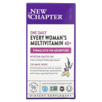 New Chapter, 40+ ежедневный комплекс мультивитиминов для женщин, 96 таблеток
