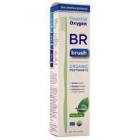 Essential Oxygen, BR Organic зубная паста с мятой 4 унции