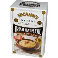 McCann's Irish Oatmeal, Растворимая овсяная каша, кленовый и коричневый сахар, 10 пакетиков, по 43 г каждый