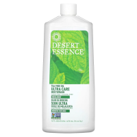 Desert Essence, Жидкость для полоскания рта с маслом чайного дерева Ultra Care Mega Mint 16 жидких унций
