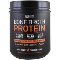 Sports Research, Bone Broth Protein, Chocolate, 18.9 oz (536 g)