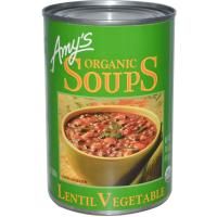 Amy's, Органический овощной суп из чечевицы, 14,5 унций (411 г)