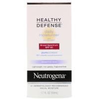 Neutrogena, Healthy Defense, ежедневный увлажняющий крем с солнцезащитным кремом, SPF 50 широкого спектра действия, для чувствительной кожи, 1,7 ж. унц. (50 мл)