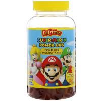 L'il Critters, Комплекс мультивитаминов "Подпитка Super Mario", натуральный фруктовый вкус, 190 жевательных таблеток