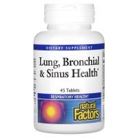 Natural Factors, Lung, Bronchial & Sinus Health, 45 таблеток