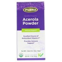 Flora, Certified Organic, Acerola Powder, 1.7 oz (50 g)