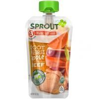 Sprout Organic, Детское питание, для детей от 8 месяцев, корнеплоды, яблоко с говядиной, 113 г (4 унции)