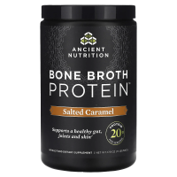 Dr. Axe / Ancient Nutrition, Bone Broth Protein, Salted Caramel, 1.18 lb (540 g)