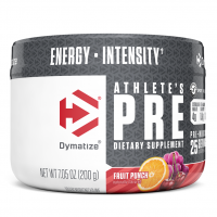 Dymatize Nutrition, Athlete's Pre, предтренировочная добавка, фруктовый пунш, 200 г (7,05 унции)