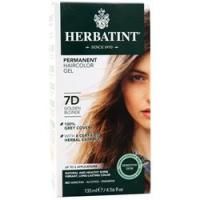 Herbatint, Перманентный травяной гель для окрашивания волос Светло-золотистый блонд - 8D 135 мл
