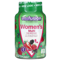 VitaFusion, Мультивитамины для женщин , натуральный вкус ягод, 70 жевательных таблеток