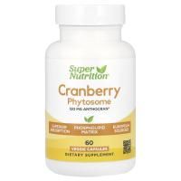 Super Nutrition, Cranberry Phytosome Anthocran®, фитосомы клюквы, 120 мг, 60 растительных капсул