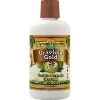 Dynamic Health, Жидкость Graviola Gold (сертифицированная органическая) 32 жидких унции