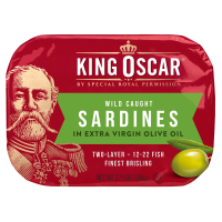 King Oscar, Wild Caught, Sardines In Extra Virgin Olive Oil, 3.75 oz ( 106 g)