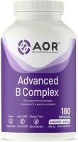Advanced Orthomolecular Research AOR, Advanced B Complex, 180 веганских капсул